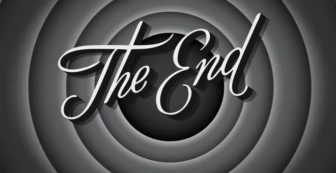 "the end" old timey outro